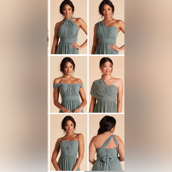 GRACE CONVERTIBLE DRESS DOVE GRAY SIZE M - Picture 12 of 13